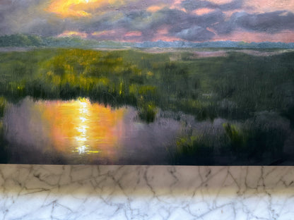 "Paying Attention" Oil Painting - 24" x 18"