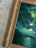 "Travel Slowly" Oil Painting in Antique Italian Frame - 20" x 16.25"