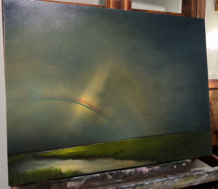 “And That's How He Saved Me” Oil Painting - 18