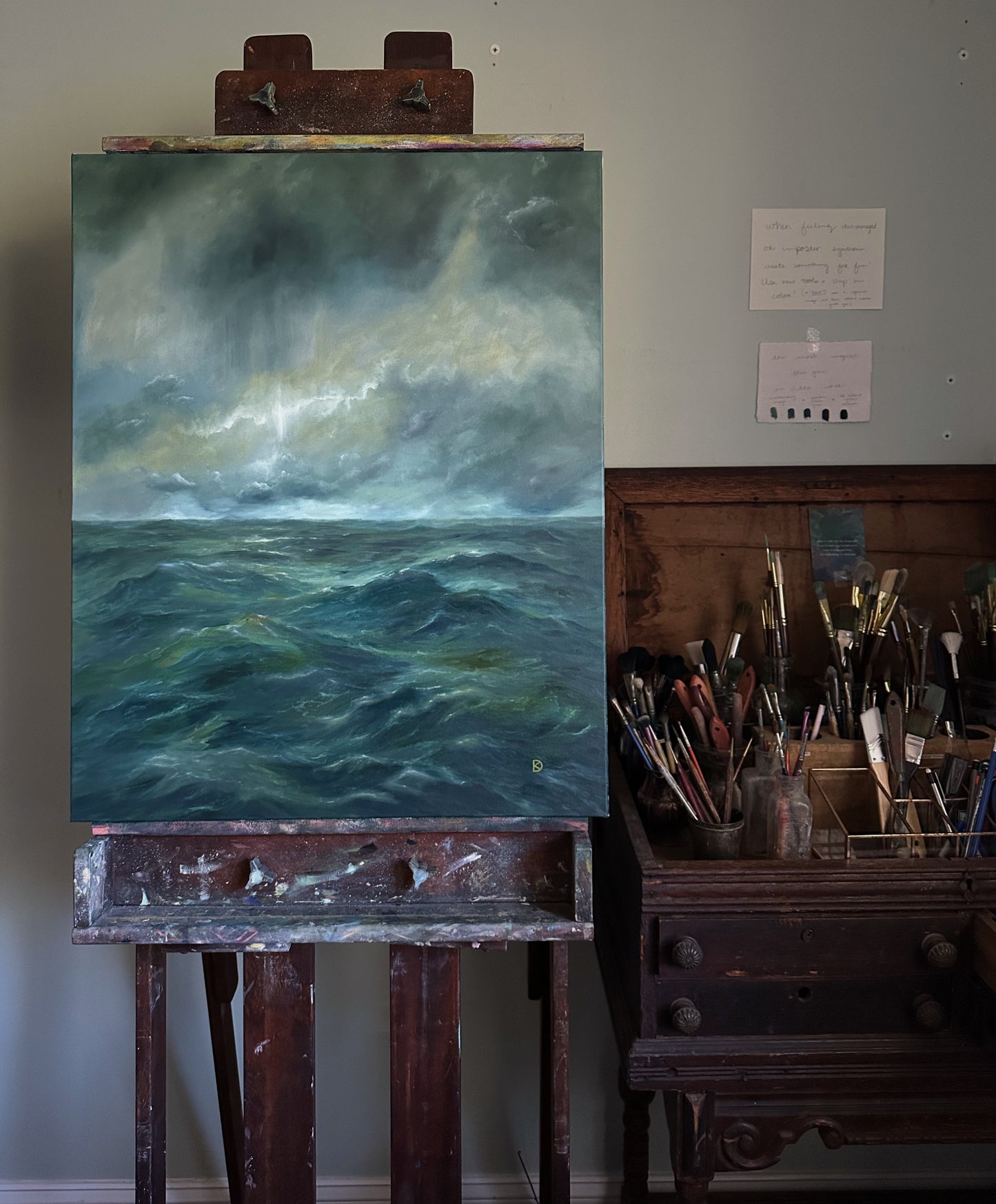 "Hell or High Water" Oil Painting - 30" x 24"