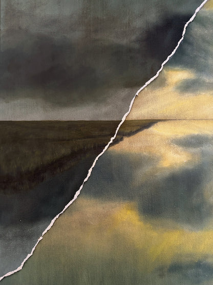 "Asunder IV" Oil Painting - 28" x 22"