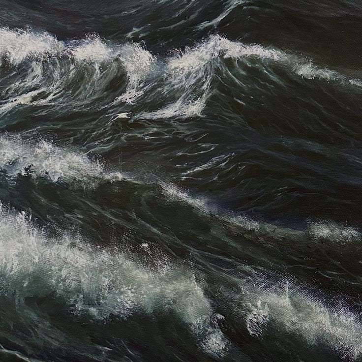 “Sink or Swim II” Oil Painting - 40