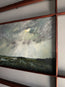 “Share Them” Oil Painting in Antique Charleston Window Frame - 34” x 48”
