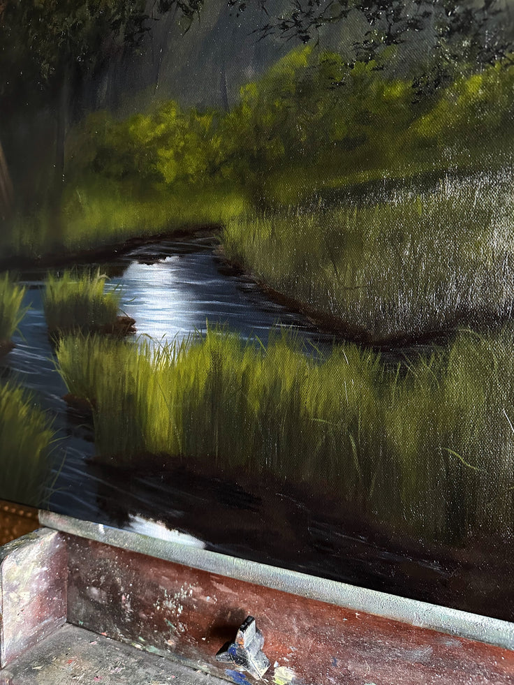 “A Way Out” Oil Painting - 22
