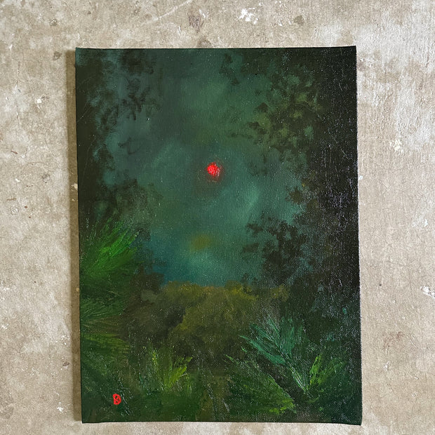 "Breathing Deep" Oil Painting - 12" x 9"