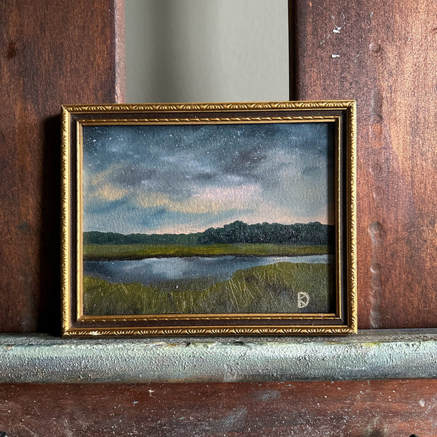“Where Your Heart Resides II” Mini Oil Painting - 4.5" x 5.6"