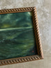 "Waves Will Push" Oil Painting in Antique Italian Frame - 15.25" x 13"