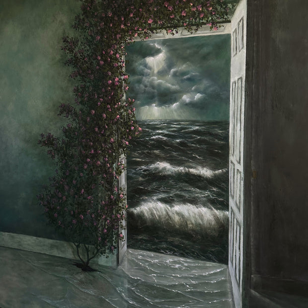 "You Knocked" Oil on Cradled Wood - 4ft x 3ft