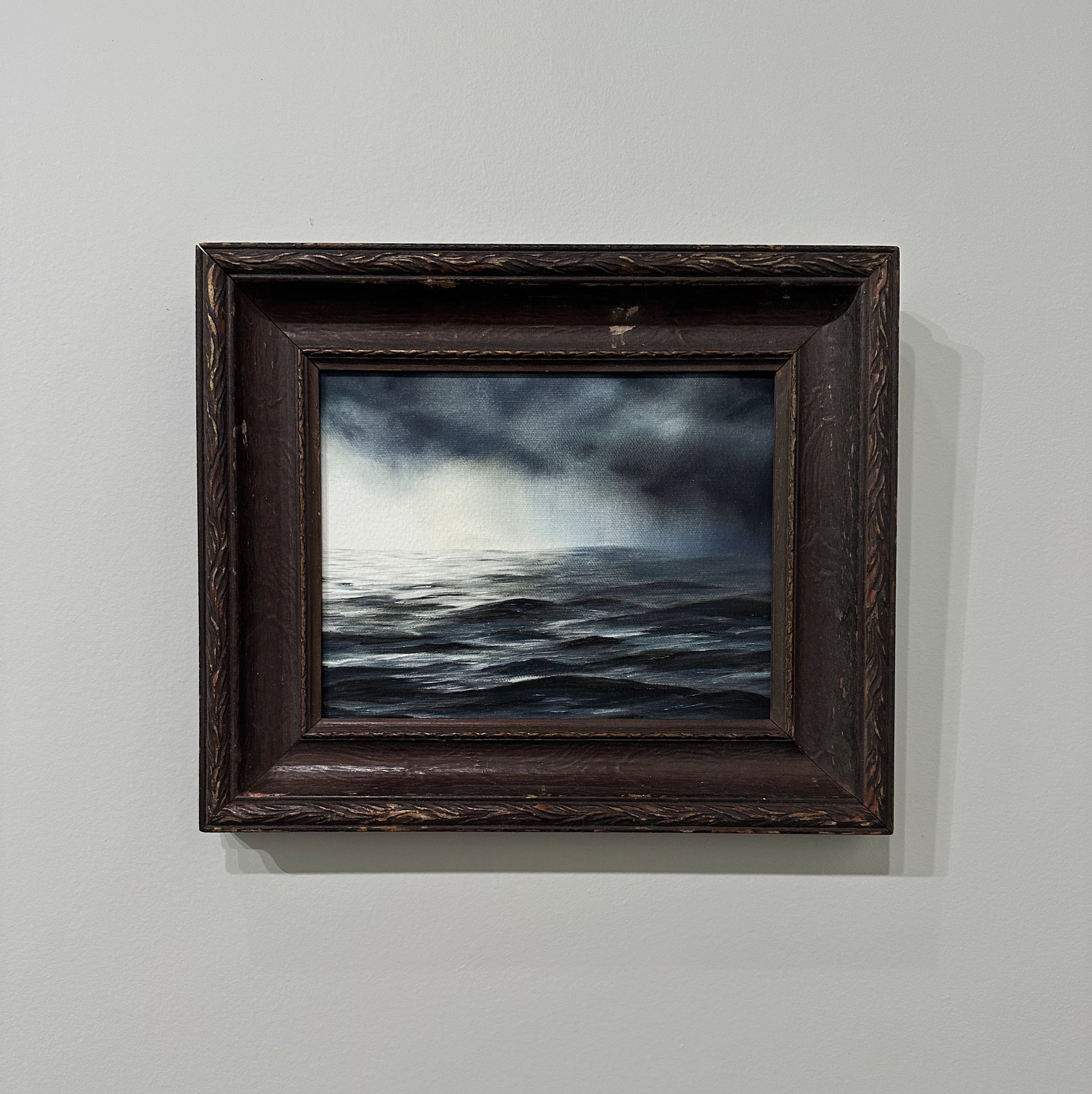 Antique-Framed Fine Art Print - In the Storm I - 12.5