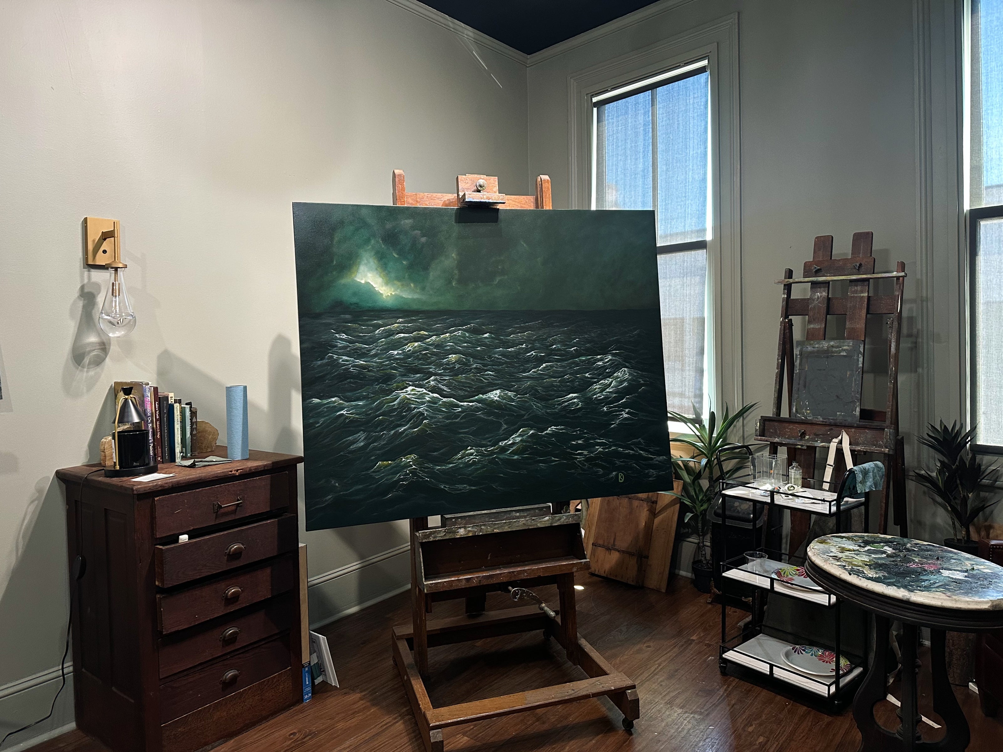 “Sink or Swim I” Oil Painting - 5ft x 4ft