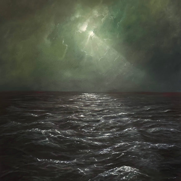 "The Light I Carry" Framed Oil Painting - 40" x 32"