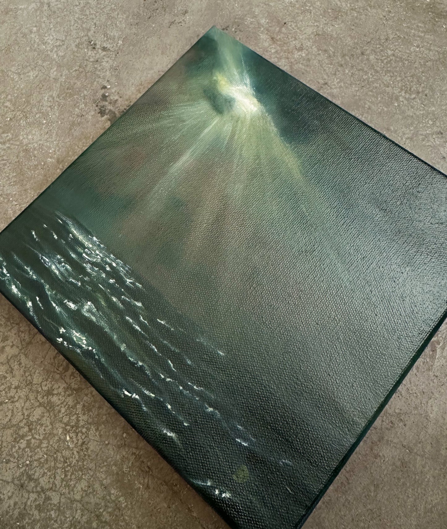 "What I Can Carry" Oil Painting - 8" x 8"