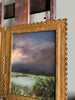 “Found You There” Antique French Framed Oil Painting Set - 12" x 14.75" ea