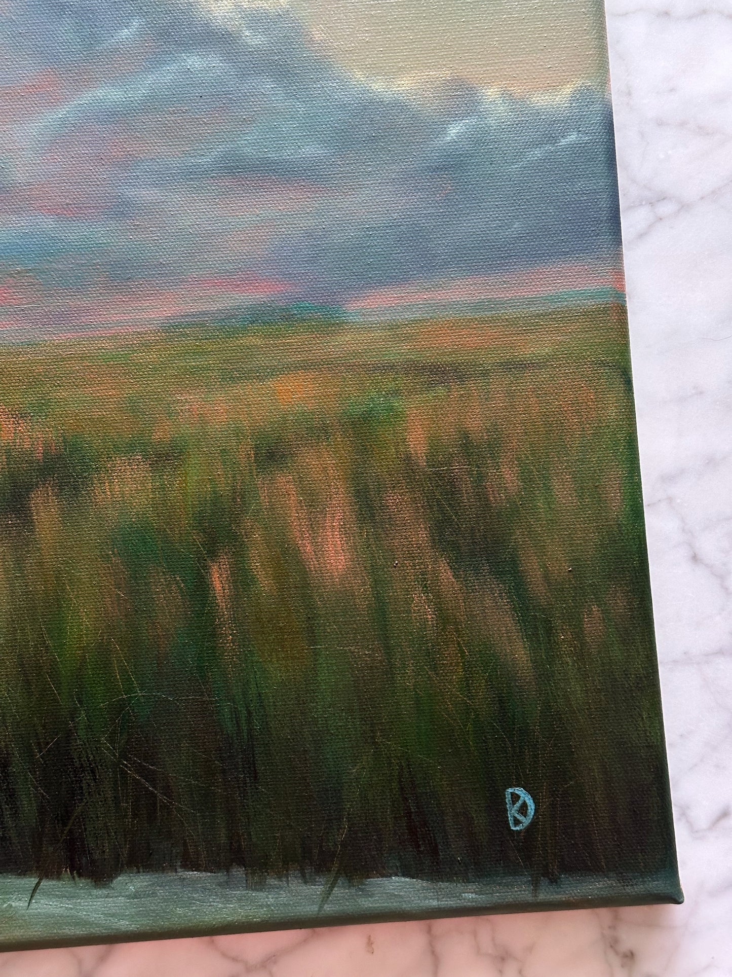 “Enchanting VII” Oil Painting on Canvas - 20" x 16"
