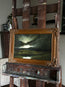 “But When She Loves” Oil Painting in Antique Frame - 19.5