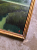 "Every Inhale" Oil Painting in Antique Italian Frame - 11" x 8.5"