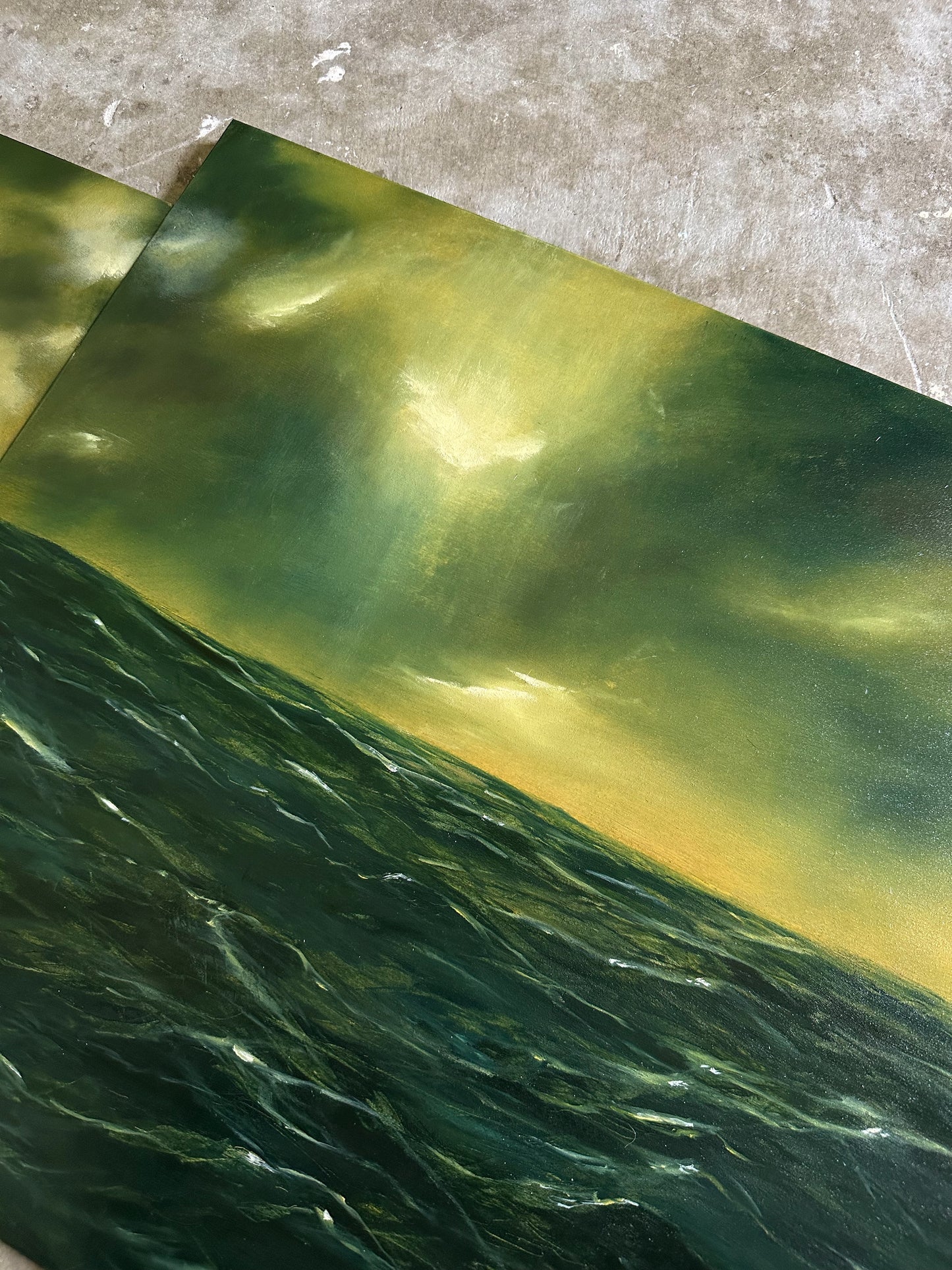 "At Ease" Oil Painting Set of 3 (20% discount)