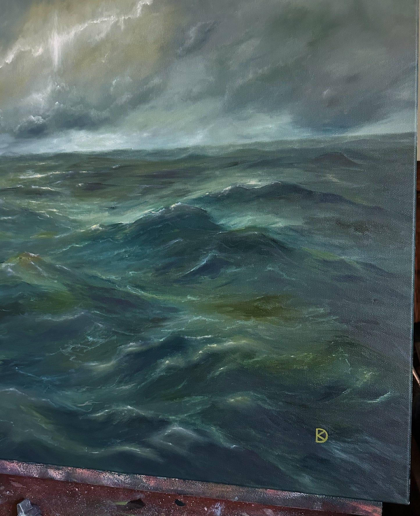 "Hell or High Water" Oil Painting - 30" x 24"