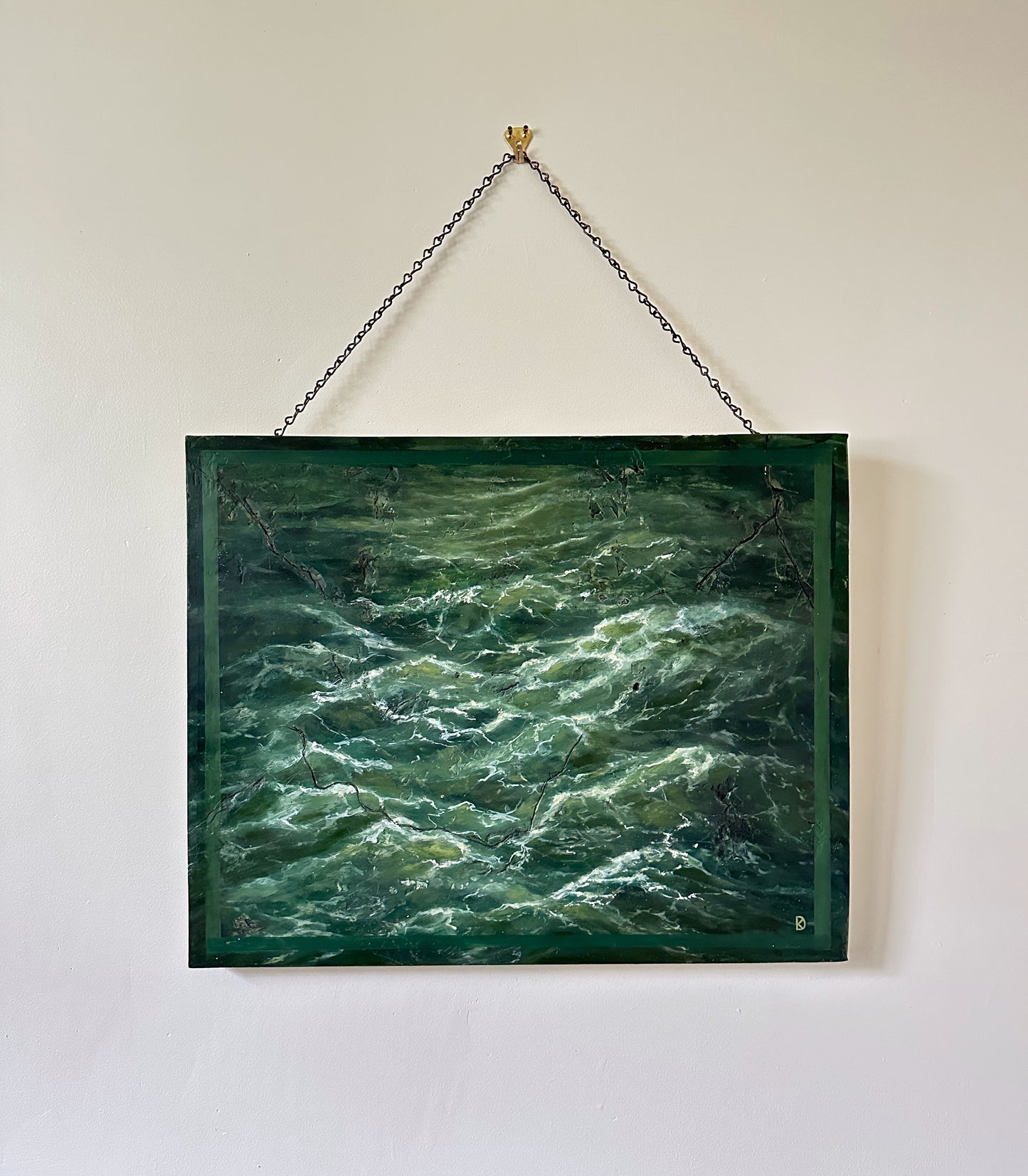 "Chose to Be Whole" Mixed Media Sculpture - 20" x 16"