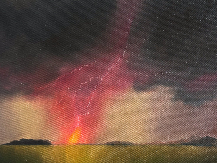 “Rise and Dance III” Oil Painting - 11