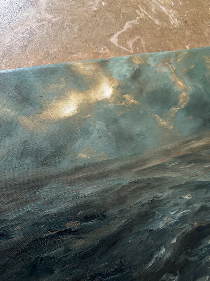 "Reserved for Hope" Oil Painting - 18" x 14"