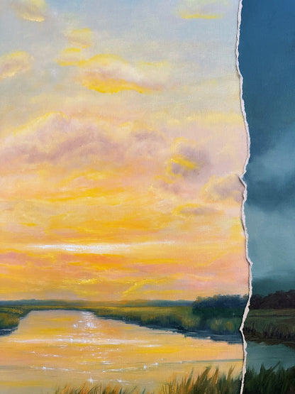 "Asunder V" Oil Painting - 3ft x 2ft