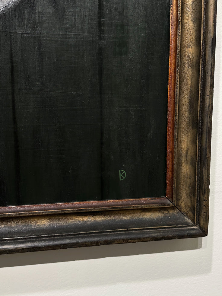 “Holdfast” Oil Painting in Antique Frame - 32