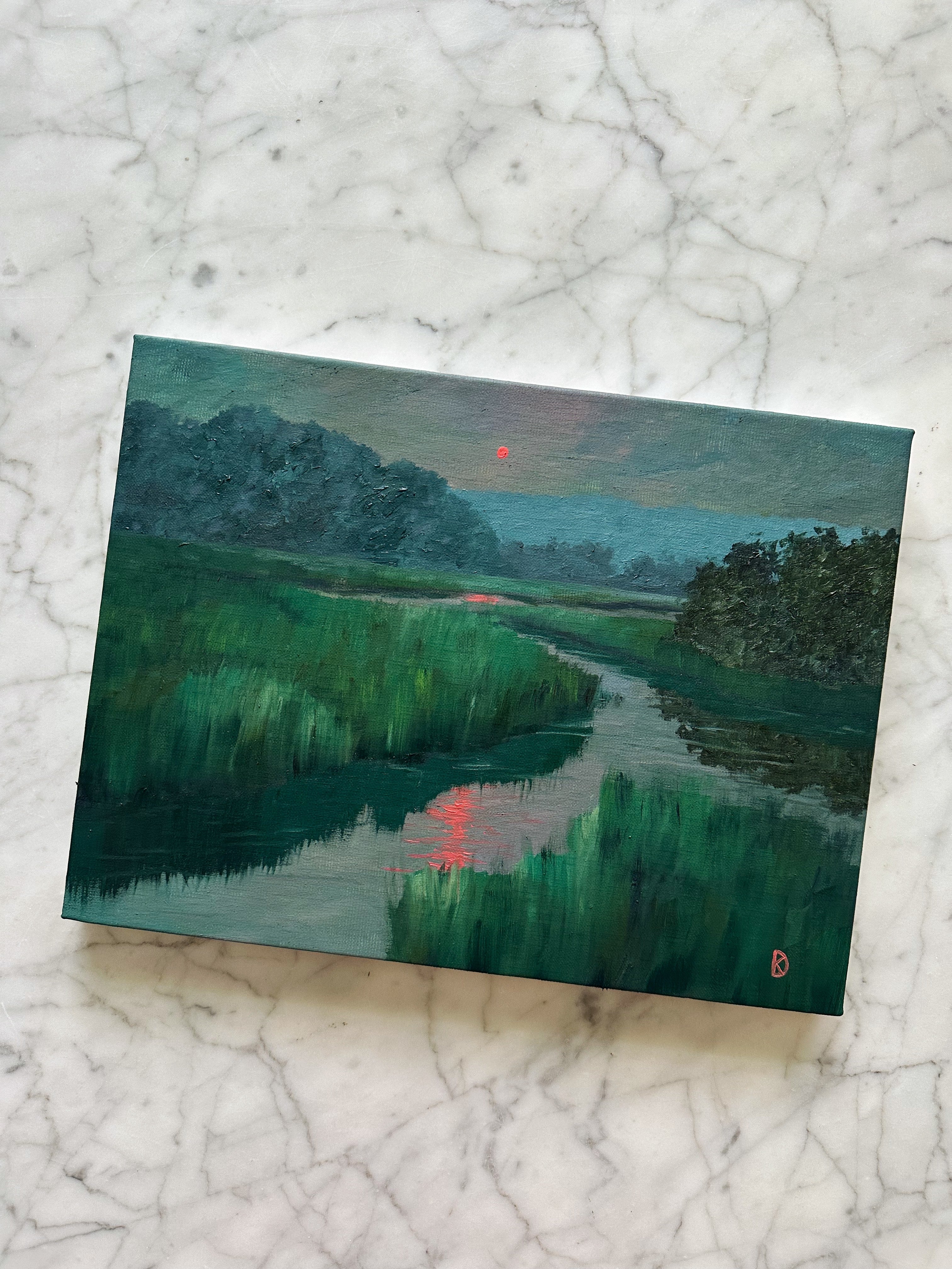 “Enchanting VI” Oil Painting on Belgian Linen - 12