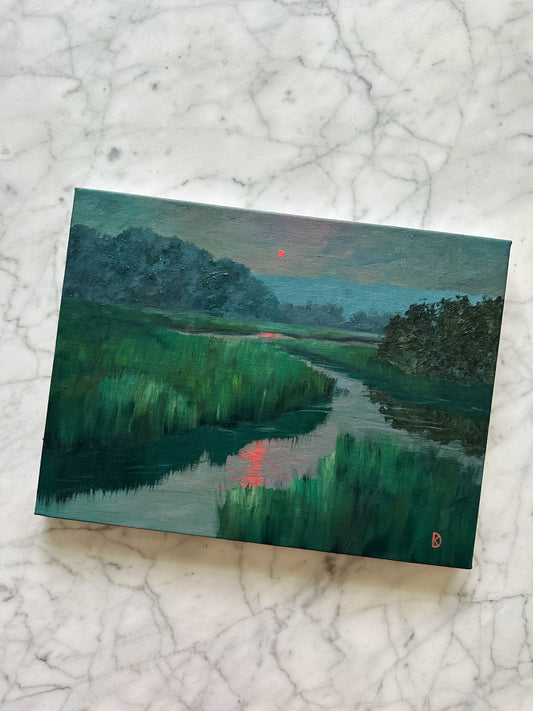 “Enchanting VI” Oil Painting on Belgian Linen - 12" x 9"