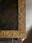 “Defied the Storm I” Oil Painting in Antique Scottish Frame - 33.5