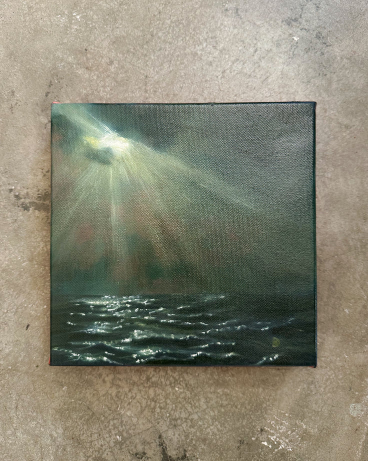 "What I Can Carry" Oil Painting - 8" x 8"