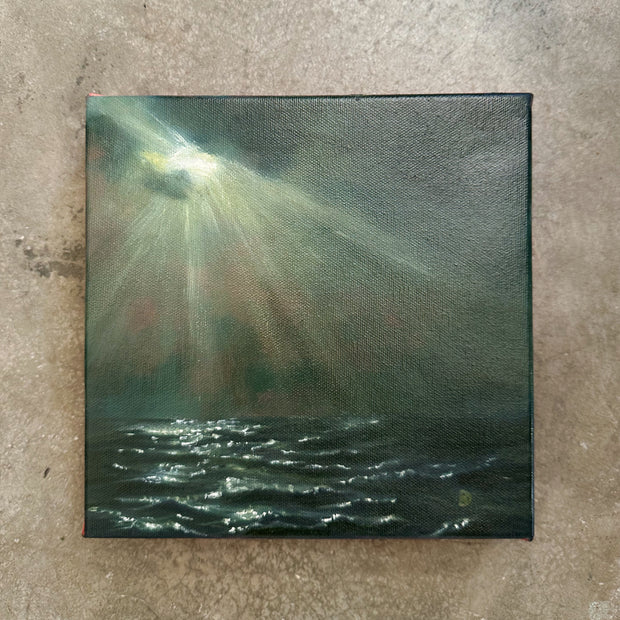 "What I Can Carry" Oil Painting - 8" x 8"