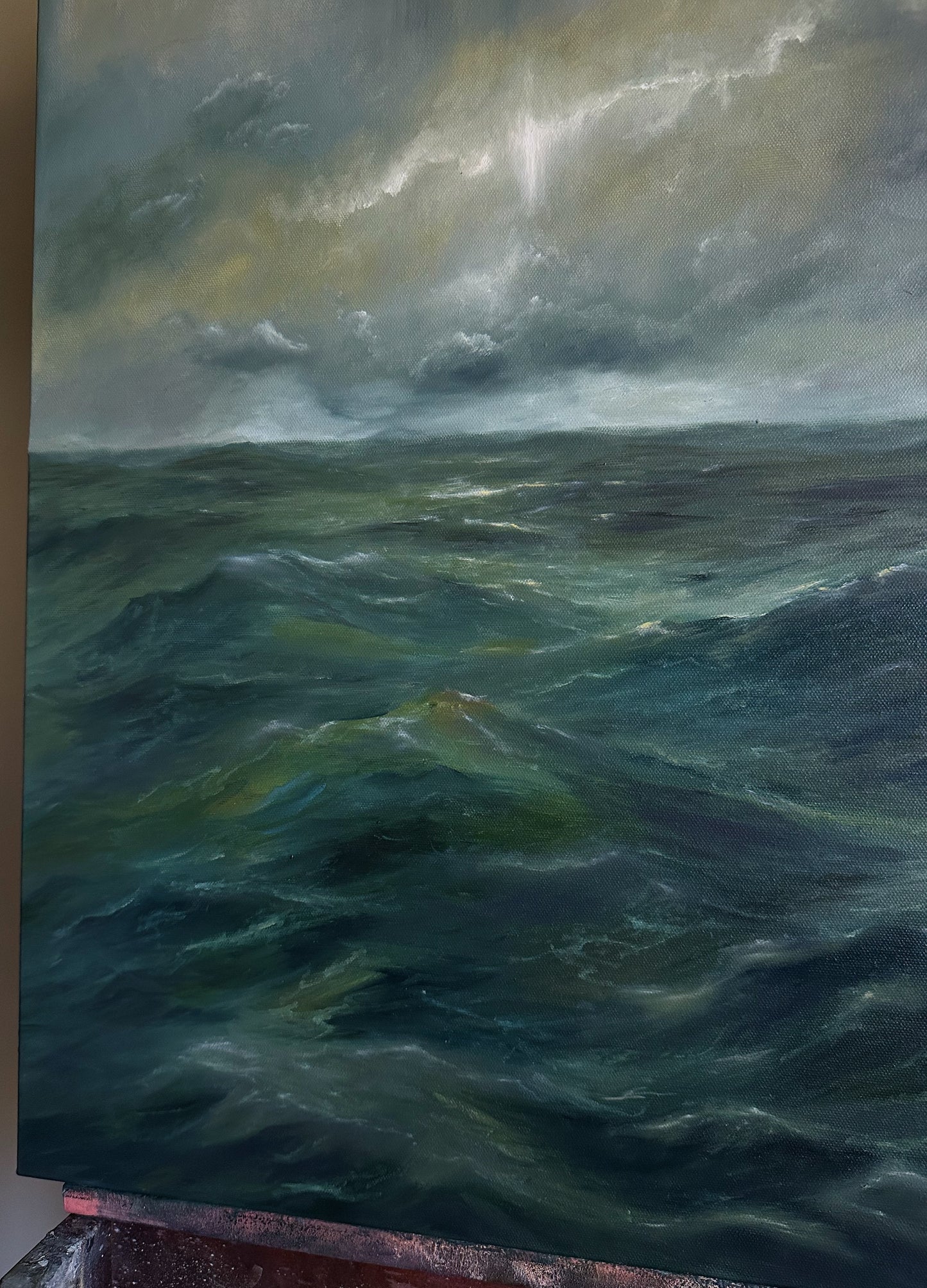 "Hell or High Water" Oil Painting - 30" x 24"