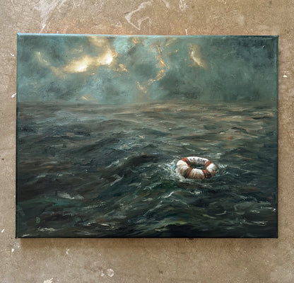 "Reserved for Hope" Oil Painting - 18" x 14"