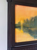 "Retelling" Oil Painting in Antique Eastlake Salvage - 37.75" x 29.75"