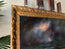 “Whisper to Her VII” Antique Framed Oil Painting - 19” x 28.75”