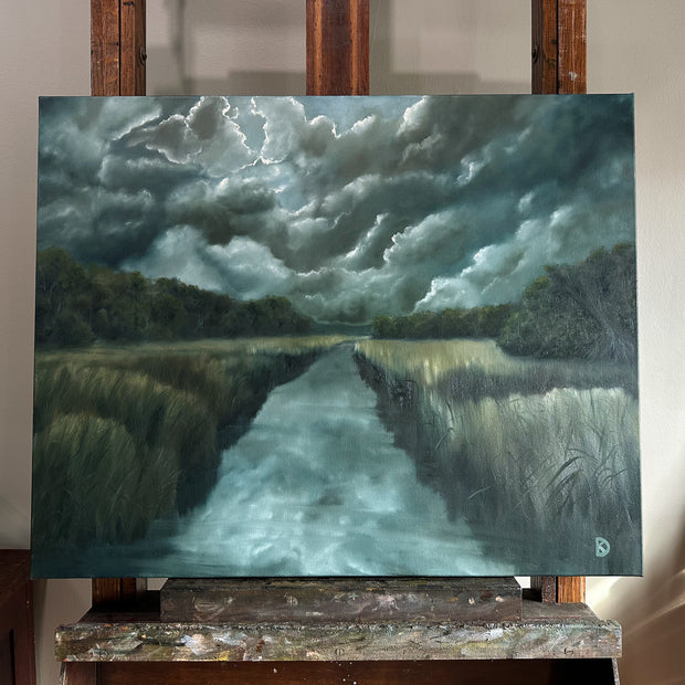 “The In Between” Oil Painting - 24" x 30"
