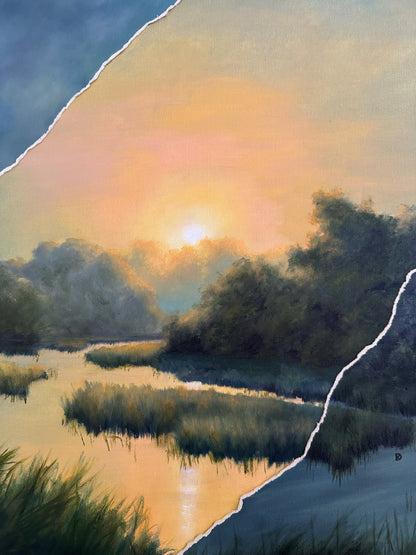 "Asunder III" Oil Painting - 20" x 16"