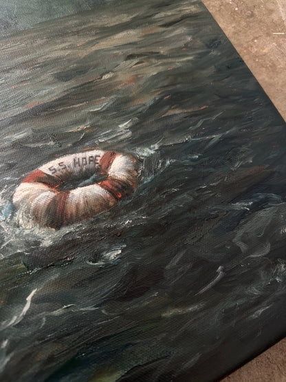 "Reserved for Hope" Oil Painting - 18" x 14"
