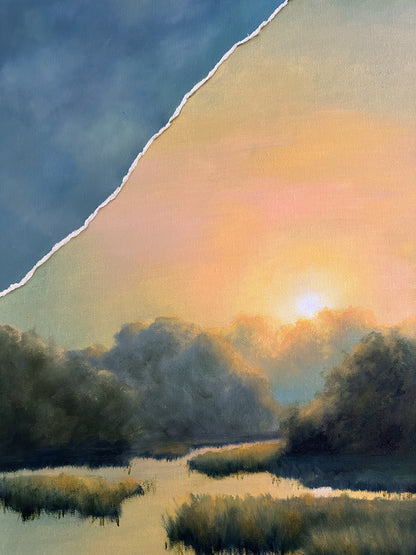 "Asunder III" Oil Painting - 20" x 16"