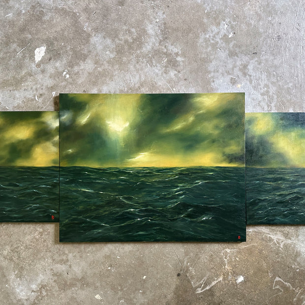 "At Ease" Oil Painting Set of 3 (20% discount)
