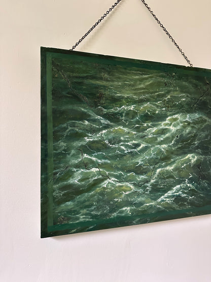 "Chose to Be Whole" Mixed Media Sculpture - 20" x 16"