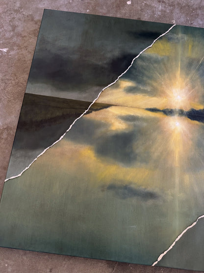 "Asunder IV" Oil Painting - 28" x 22"