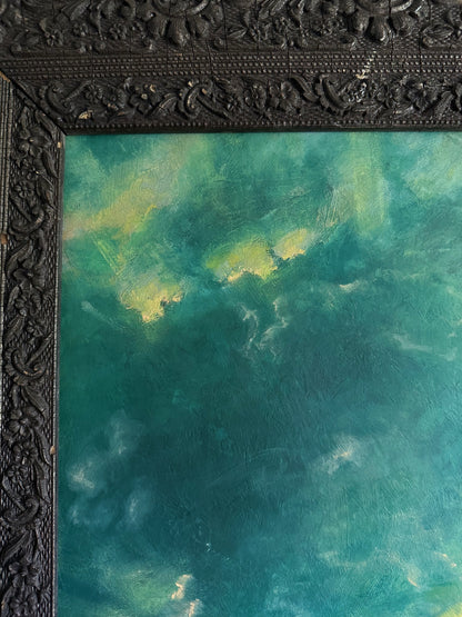 "All is Light" Antique-Framed Oil Painting - 42.75" x 33"