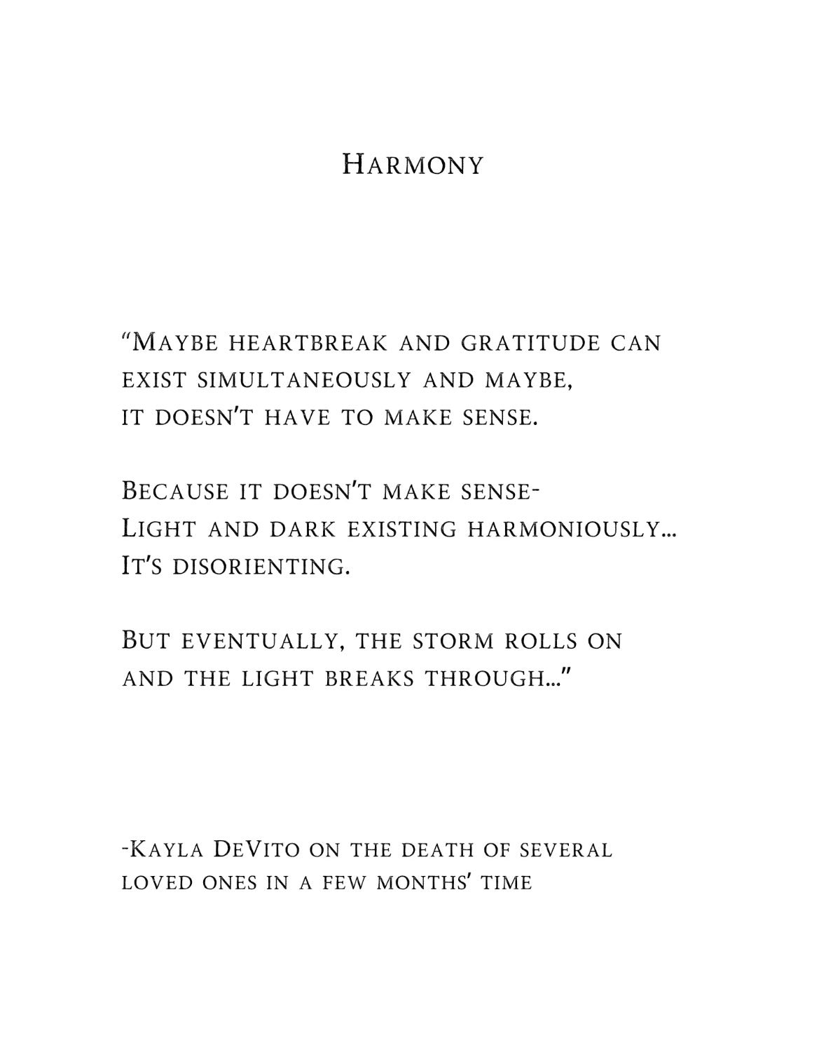 Mini Print - Harmony