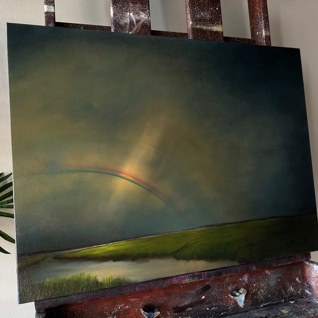 “And That's How He Saved Me” Oil Painting - 18" x 24"