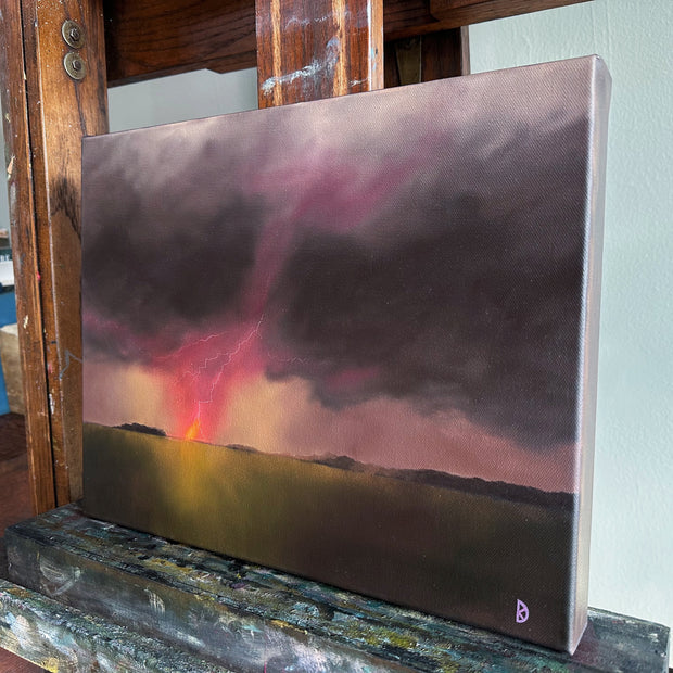 “Rise and Dance III” Oil Painting - 11" x 14"