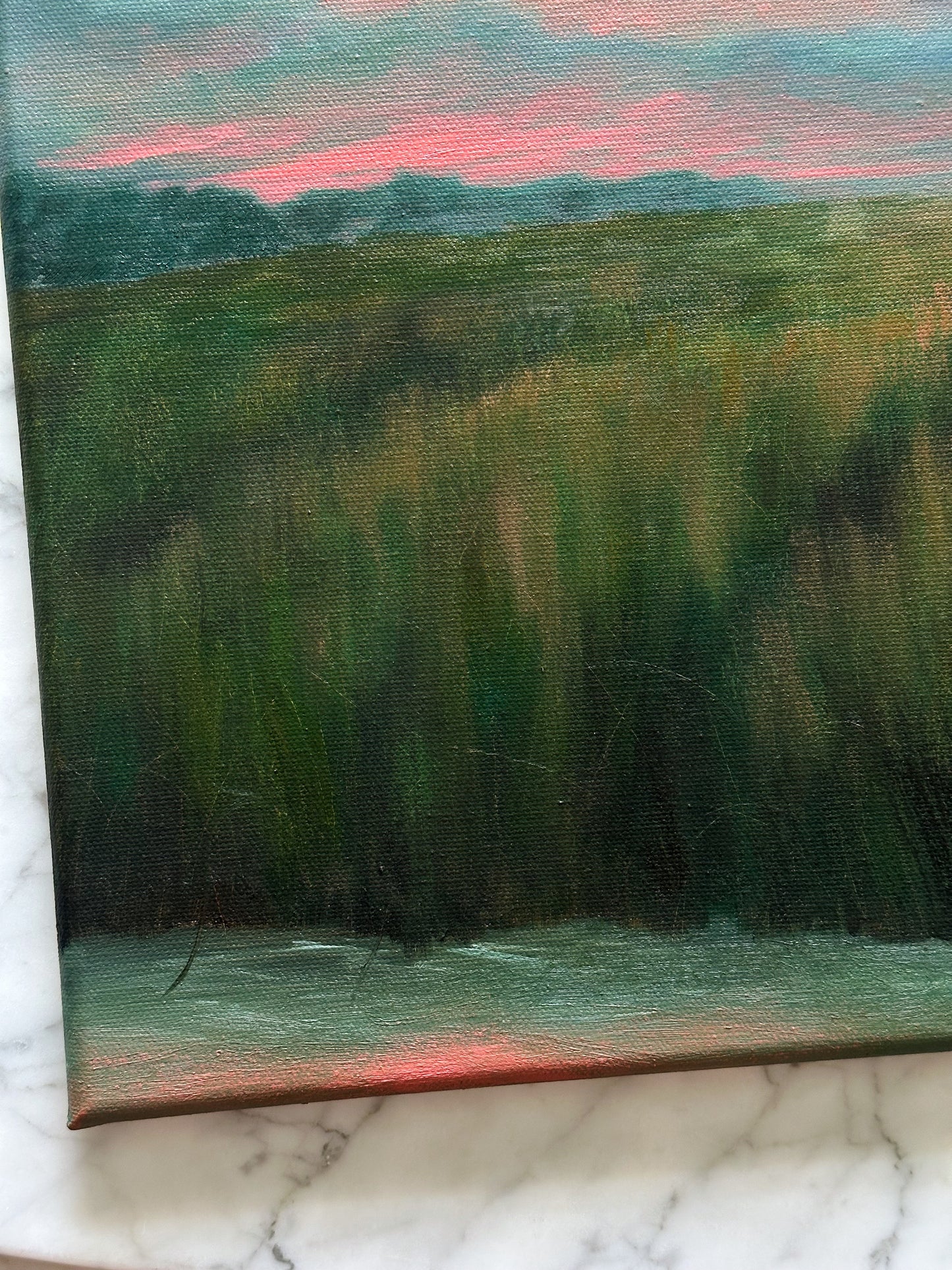 “Enchanting VII” Oil Painting on Canvas - 20" x 16"