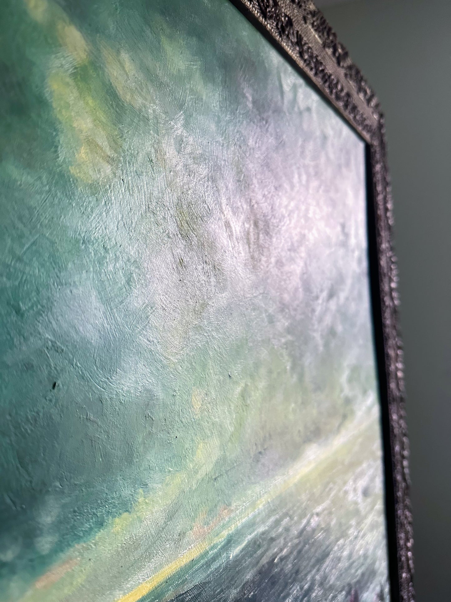 "All is Light" Antique-Framed Oil Painting - 42.75" x 33"