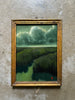 "Every Inhale" Oil Painting in Antique Italian Frame - 11" x 8.5"